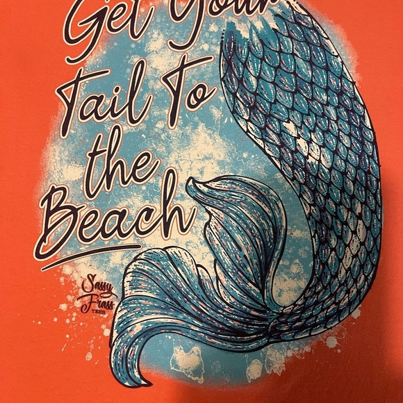 Melon color Short Sleeve Tee - Picture 3 of 3